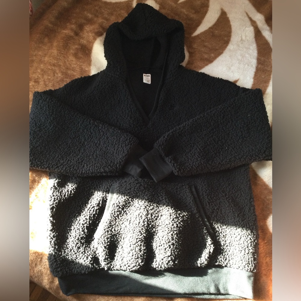 Victoria Secret PINK fleece pullover sweater hoodie